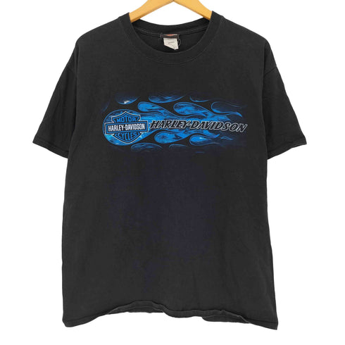 ハーレーダビッドソン HARLEY-DAVIDSON 両面プリント クルーネックTシャツ メンズ L