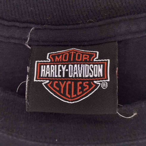ハーレーダビッドソン HARLEY-DAVIDSON 両面プリント クルーネックTシャツ メンズ L
