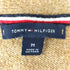 トミーヒルフィガー TOMMY HILFIGER ロゴ刺繍 Vネック コットン アクリルニット レディース import:M