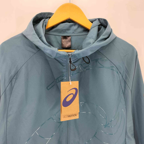 アシックス ASICS COOL GRAPHIC DOUBLE WEAVE HOODIE JACKET メンズ import:L
