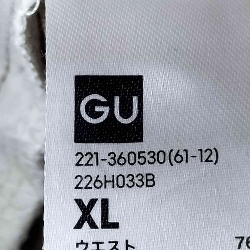 ジーユー GU 26ss チノタックバレルパンツ レディース JPN:XL