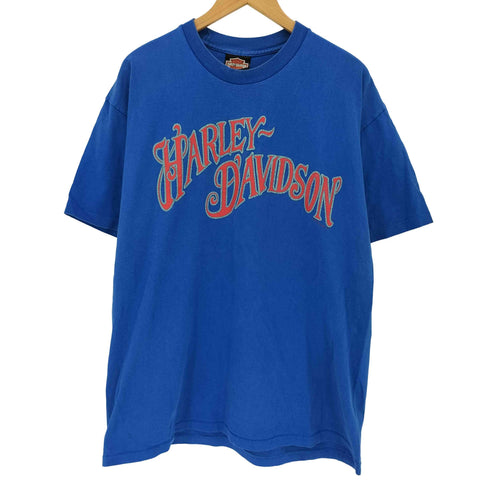 ハーレーダビッドソン HARLEY-DAVIDSON USA製 両面プリント クルーネックTシャツ メンズ XL