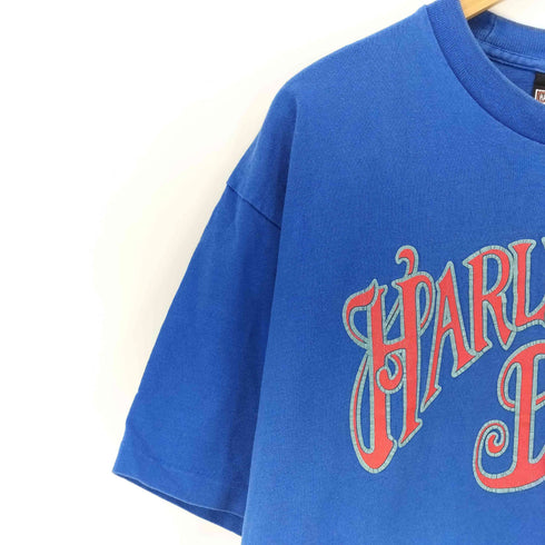 ハーレーダビッドソン HARLEY-DAVIDSON USA製 両面プリント クルーネックTシャツ メンズ XL