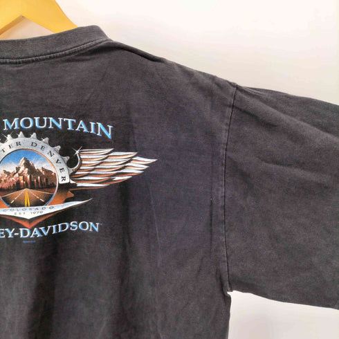 ハーレーダビッドソン HARLEY-DAVIDSON USA製 両面プリント クルーネックTシャツ メンズ XL