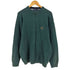 トミーヒルフィガー TOMMY HILFIGER 90s インド製 フロント刺繍 前V コットンニット メンズ import:L