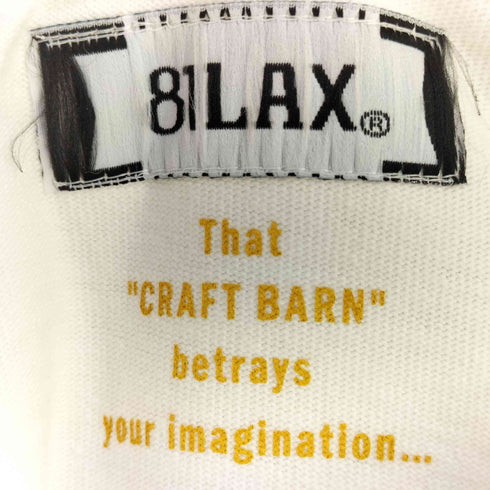 81LAX ロゴプリント クルーネック ロングスリーブTシャツ メンズ XL