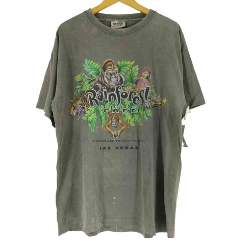 Rainforest CAFE フロントプリント S/S Tシャツ メンズ