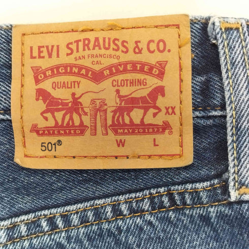リーバイス Levis ボタン裏5044 BIGE 501 ボタンフライデニムパンツ レディース W29L30