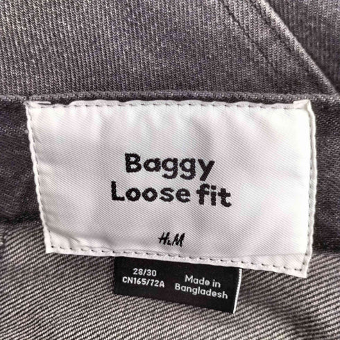 エイチアンドエム H&M Baggy Loose Fit バギーデニム ワイドパンツ メンズ US:28-29