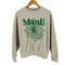 マルディメクルディ Mardi Mercredi SWEATSHIRT FLOWERMARDI NEEDLEWORK メンズ ONE SIZE