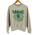 マルディメクルディ Mardi Mercredi SWEATSHIRT FLOWERMARDI NEEDLEWORK メンズ ONE SIZE