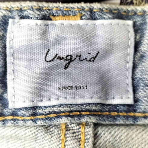 アングリッド Ungrid ハイウエストオーガニックコットンルーズデニム レディース 26