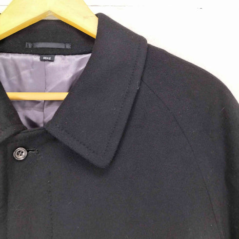 Kennes cashmere カシミヤ100% 比翼ステンカラーコート メンズ 98A6