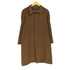 pure cashmere カシミヤ100% 比翼ステンカラーコート メンズ 90A4