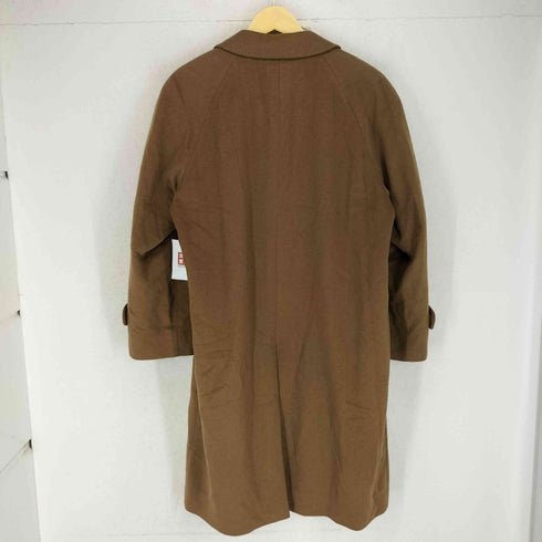pure cashmere カシミヤ100% 比翼ステンカラーコート メンズ 90A4