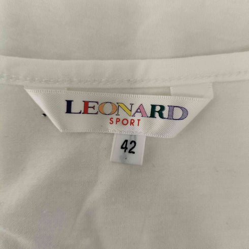 レオナールスポーツ LEONARD SPORT グラフィックプリントロゴ タンクトップ レディース 42