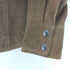 エディーバウアー Eddie Bauer 90-00s SEATTLE SUEDE フラワーステッチ スナップボタン スウェード 長袖 シャツ レディース import:S