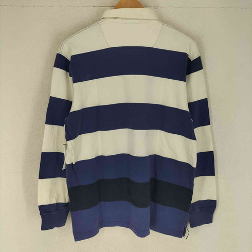 ポロバイラルフローレン Polo by RALPH LAUREN 90s ポニー刺繍 ボーダー ラガーシャツ メンズ S