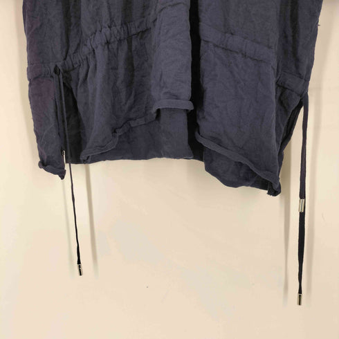 ジバンシィ GIVENCHY ドローストリングVネックS/Sニット レディース XS