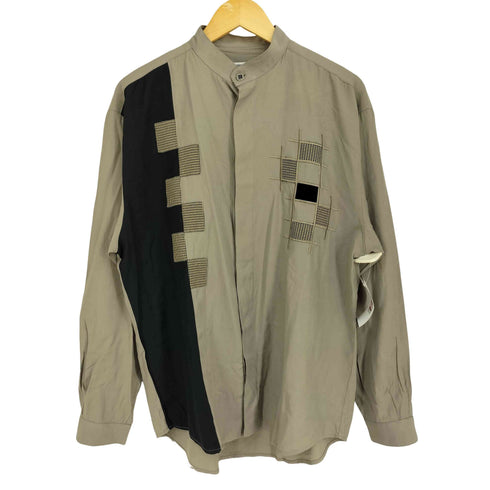 WINNER`S 総柄 L/S バンドカラーシャツ メンズ import:M