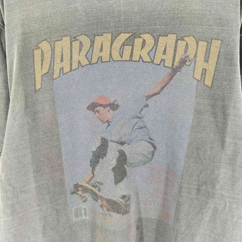 パラグラフ PARAGRAPH スケボー プリント Tシャツ メンズ FREE