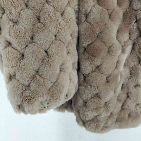 nutria fur ヌートリアファー リバーシブルジャケット レディース JPN:M