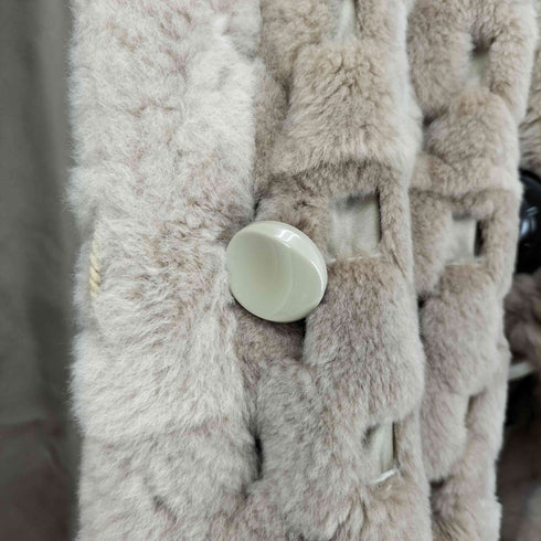 nutria fur ヌートリアファー リバーシブルジャケット レディース JPN:M