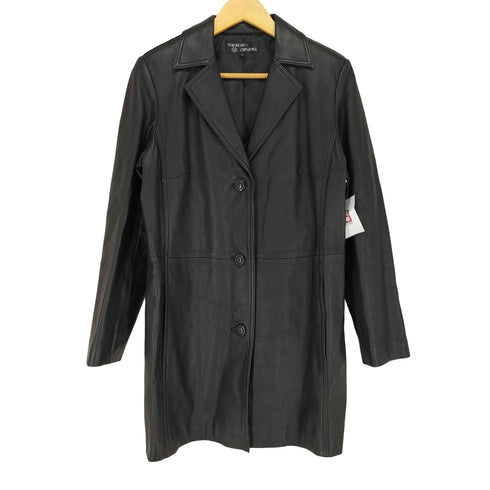 CUP OF TEA lamb leather リアルレザーコート レディース JPN:11号
