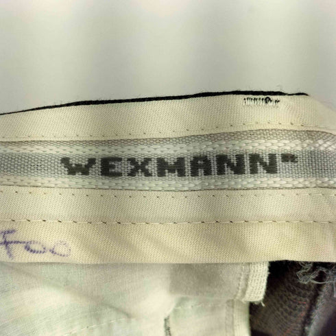 WEXMANN チェック柄 2タック ワイドスラックス レディース
