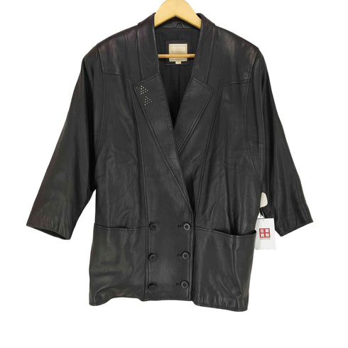 Zorronuez lamb leather スタッズ レザーハーフコート レディース FREE