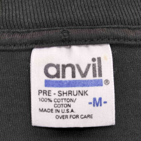 アンビル Anvil 90s USA製 袖裾シングル アニマルプリント S/S Tシャツ メンズ M