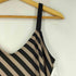 ザラ ZARA バイアスボーダー キャミワンピース レディース import:S
