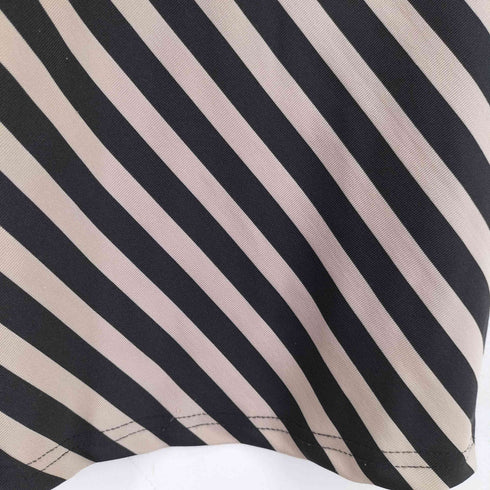ザラ ZARA バイアスボーダー キャミワンピース レディース import:S