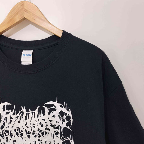 ギルダン GILDAN ゴアグラインド バンド ロゴ アートワーク エラープリント S/S Tシャツ メンズ import:L
