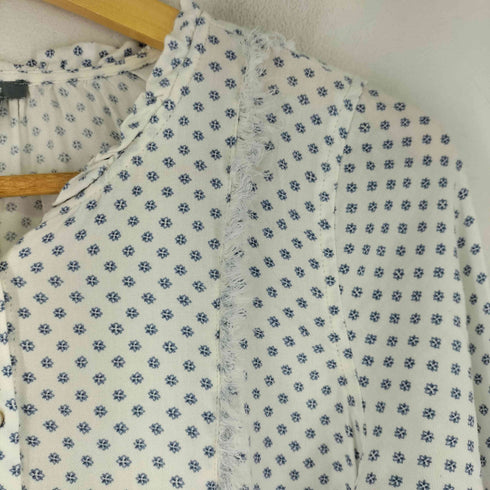 aerie 花柄 フリンジデザイン ブラウス レディース import:XS