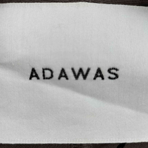 アダワズ ADAWAS ボタンレス ノーカラー ガウン カーディガン レディース
