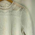 ザラ ZARA 刺繍デザイン L/S レーヨン シャツワンピース レディース import:M