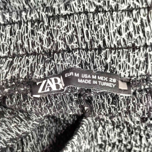 ザラ ZARA 総柄 ワイドパンツ レディース JPN:M