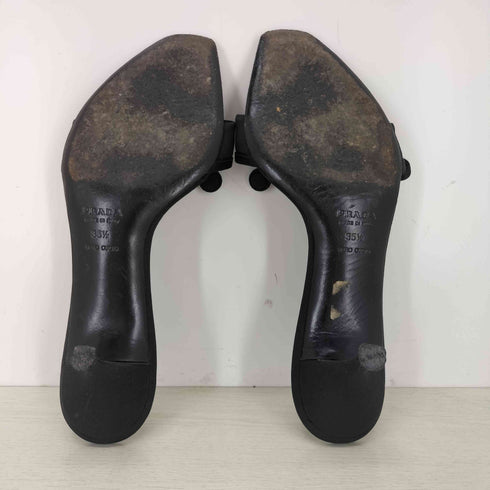 プラダ PRADA サンダル オープントゥ パンプス レディース 351/2
