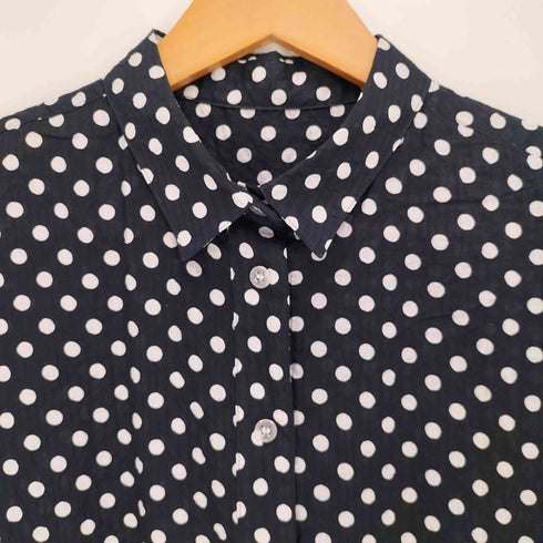 キャラオクルス CARA O CRUZ シアサッカー ドット シャツワンピース レディース JPN:9号