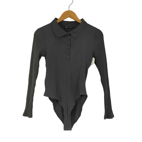 ザラ ZARA 変形 リブニット レディース import:XL