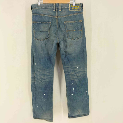 トミー TOMMY ペイント加工 ダブルニー ダメージデニムパンツ メンズ JPN:L