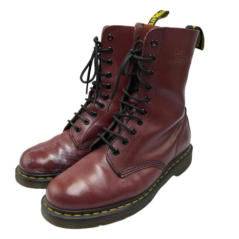 ドクターマーチン Dr.Martens 1490 10 ホール ブーツ STANDARD FIT チェリー メンズ US:9