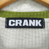 CRANK リブウォーマープリントトップ_オリーブ Y2K レディース