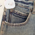 Styled by team Message 刺繍デザイン ペインターデニムショーツ street メンズ L