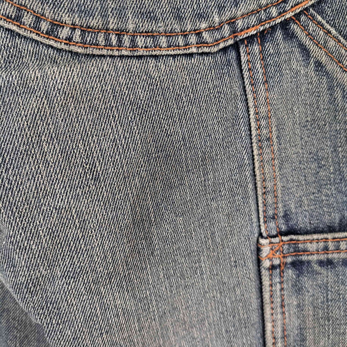 Styled by team Message 刺繍デザイン ペインターデニムショーツ street メンズ L