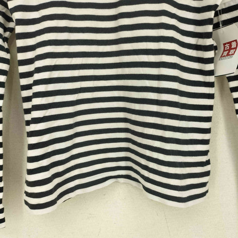 プレイコムデギャルソン PLAY COMME des GARCONS AD2013 ハート ワンポイント ロゴ ワッペン ボーダー カットソー レディース
