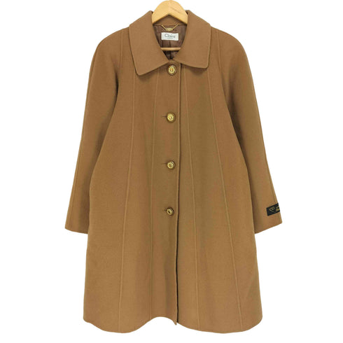 Claire cashmere カシミヤ混 ステンカラーコート レディース