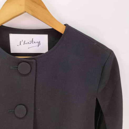 マルティニーク martinique l'heritage ウールエステル ダブルクロスジレ レディース