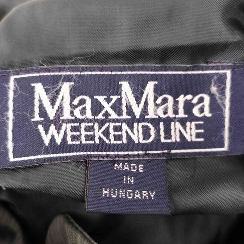 マックスマーラウィークエンド MAX MARA WEEKEND イタリア製 フーデッド ダウン コート レディース